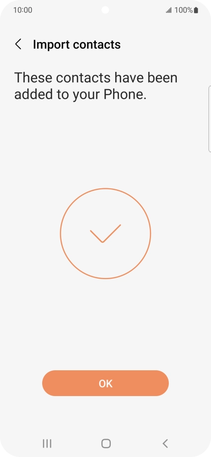 Press OK. Press OK.