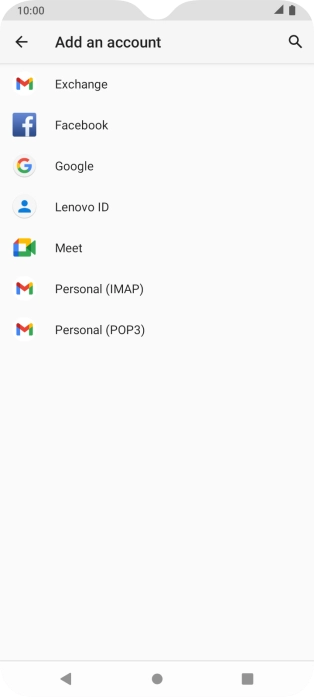 Press Google.