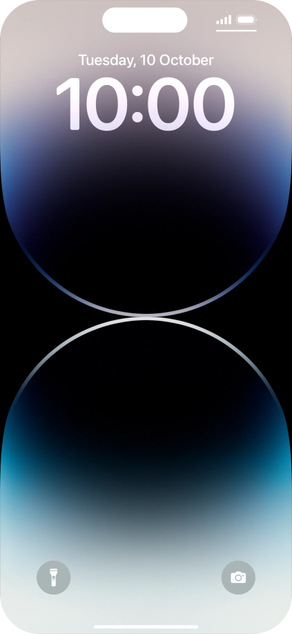 Press and hold anywhere on the lock screen. Press and hold anywhere on the lock screen.