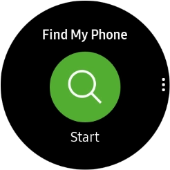 Press Start to send a signal to your phone. Press Start to send a signal to your phone.
