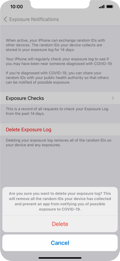Press Delete. Press Delete.