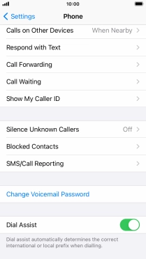 Press Silence Unknown Callers.