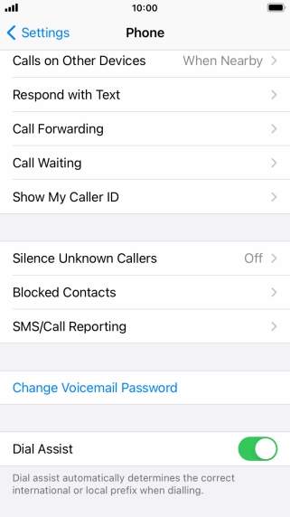 Press Silence Unknown Callers.