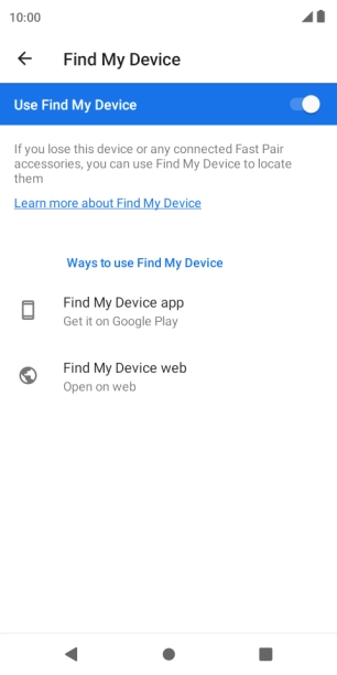 Press the Home key to return to the home screen. Press the Home key to return to the home screen.