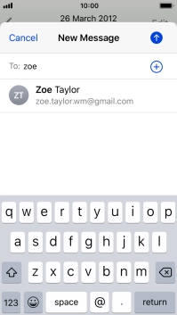 Press the required contact.