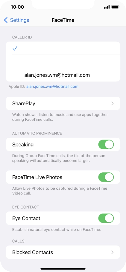 Press SharePlay.