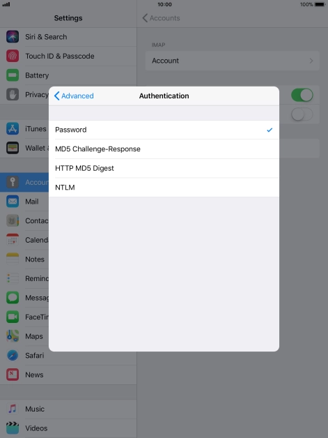 Press Password.