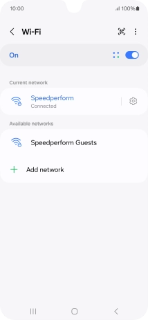 Press the Home key to return to the home screen.