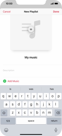 Press Add Music.