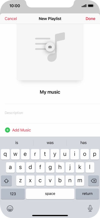 Press Add Music.