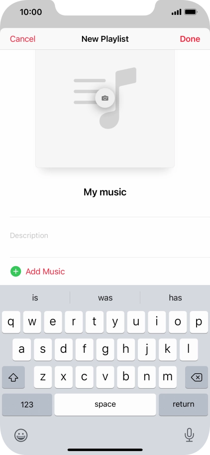 Press Add Music.