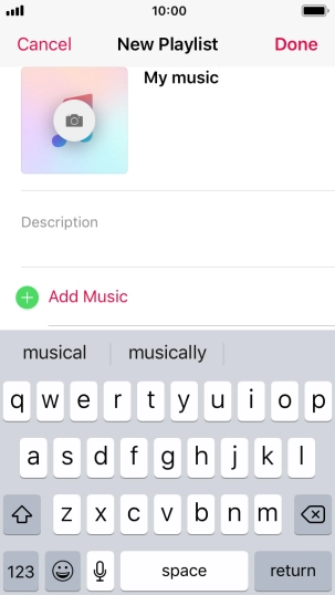 Press Add Music.