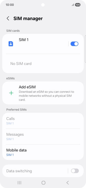Press Add eSIM. Press Add eSIM.