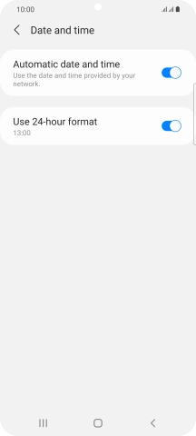 Press the Home key to return to the home screen. Press the Home key to return to the home screen.