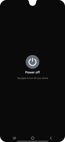 Press Power off. Press Power off.