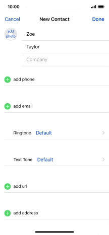 Press add phone.