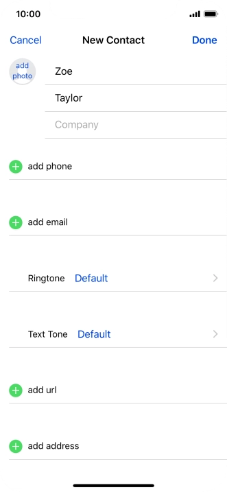 Press add phone.