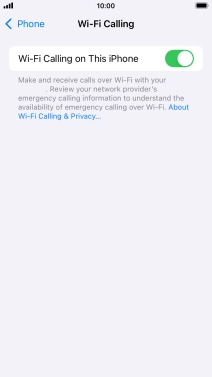 Press the Home key to return to the home screen.