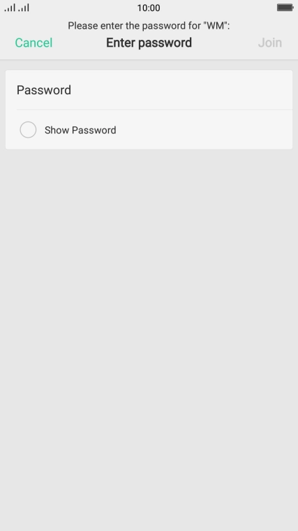 Press Password.