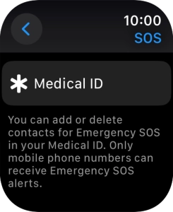Press Medical ID.
