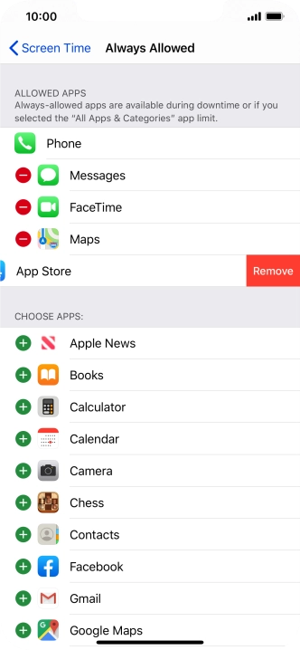 Press Remove. Press Remove.