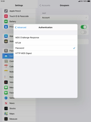 Press Password.