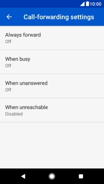 Press the Home key to return to the home screen.