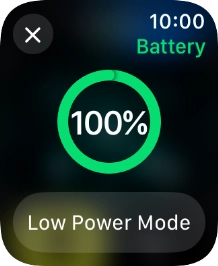 Press Low Power Mode. Press Low Power Mode.