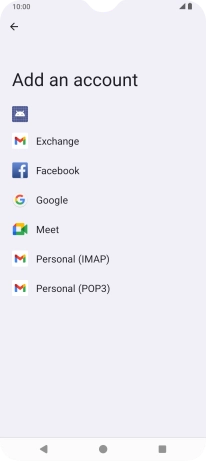 Press Google.