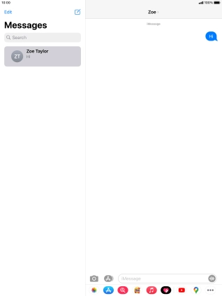 Press the Home key to return to the home screen. Press the Home key to return to the home screen.