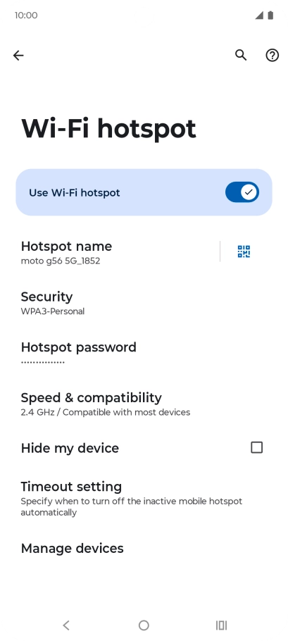 Press the Home key to return to the home screen.