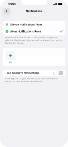 Press the indicator next to Press the indicator next to