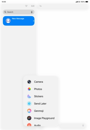 Press Genmoji.