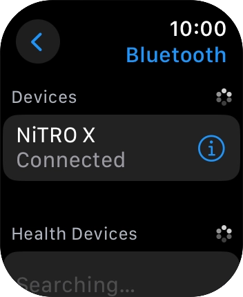 Press the Digital Crown several times to return to standby mode. Press the Digital Crown several times to return to standby mode.