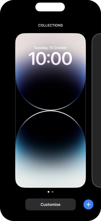 Press the add icon. Press the add icon.