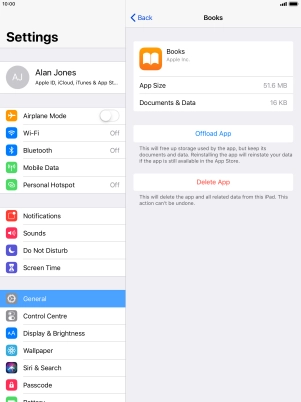 Press Offload App.