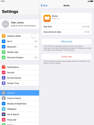 Press Offload App.