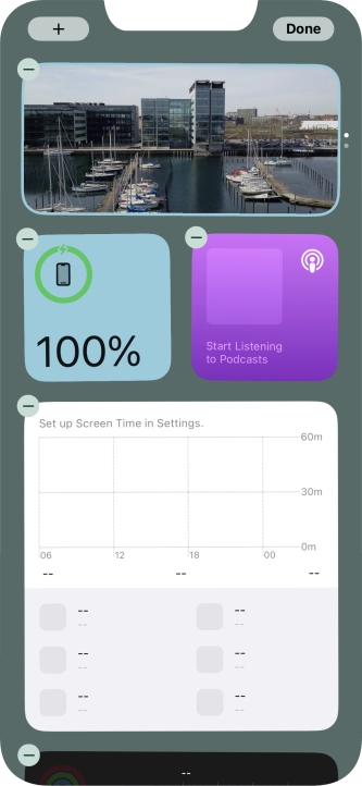 Press the add icon.