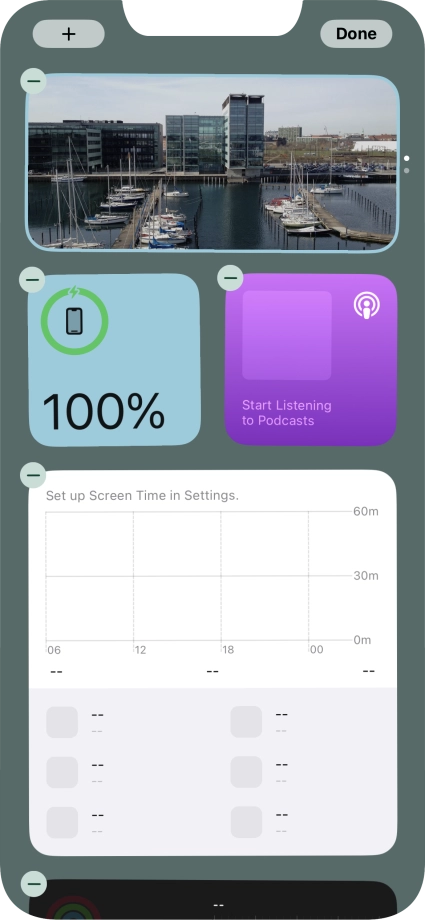 Press the add icon.