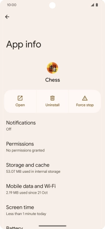 Press Storage and cache.