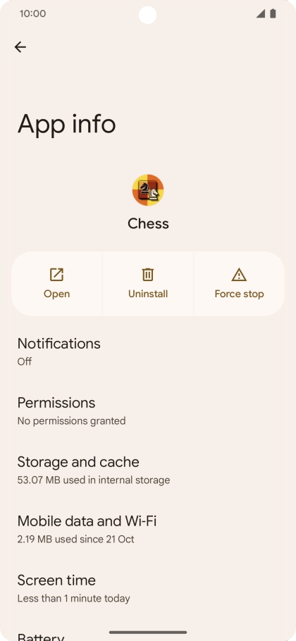 Press Storage and cache.