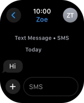 Press SMS.
