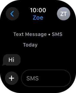 Press SMS.
