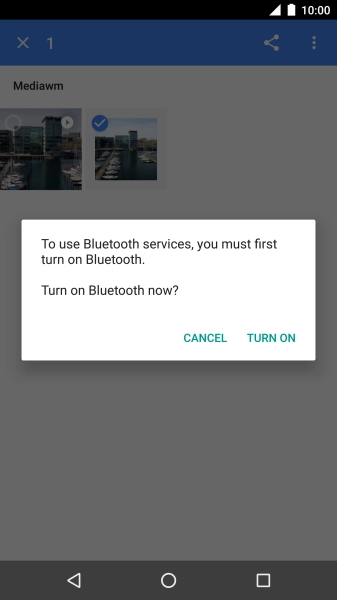 If Bluetooth is turned off, press TURN ON to turn it on. If Bluetooth is turned off, press TURN ON to turn it on.