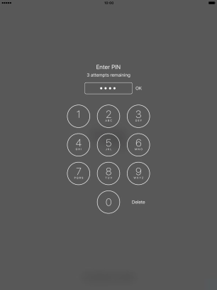 Key in your PIN and press OK.