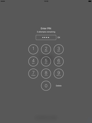 Key in your PIN and press OK.