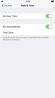 Press the Home key to return to the home screen.
