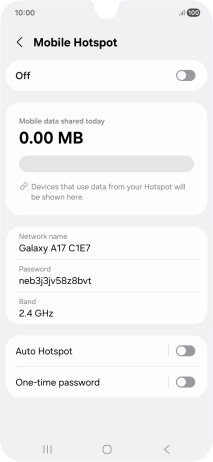 Press Network name.