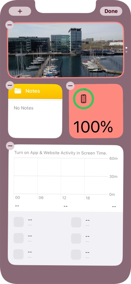 Press the add icon.