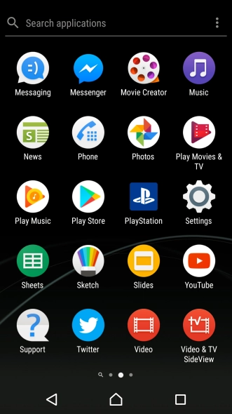 Press Play Store.